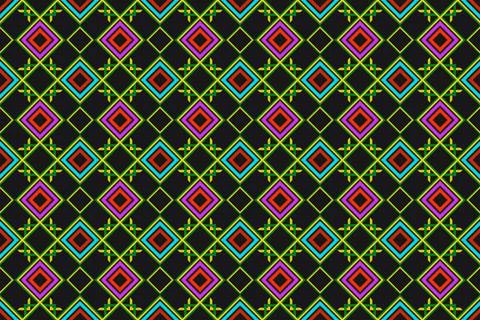 Vector background with geometric patterns Suitable for destroying fabrics Stock Illustration