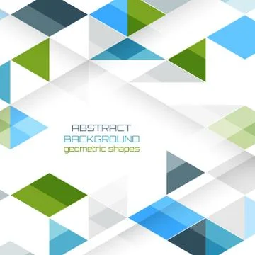 Vector background with geometric shapes. Stock Illustration