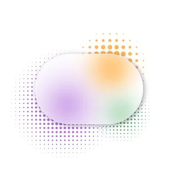 Vector background in glass morphism style . Editable illustration Stock Illustration