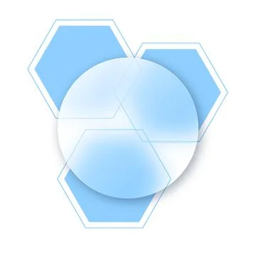 Vector background in glass morphism style . Editable illustration Stock Illustration