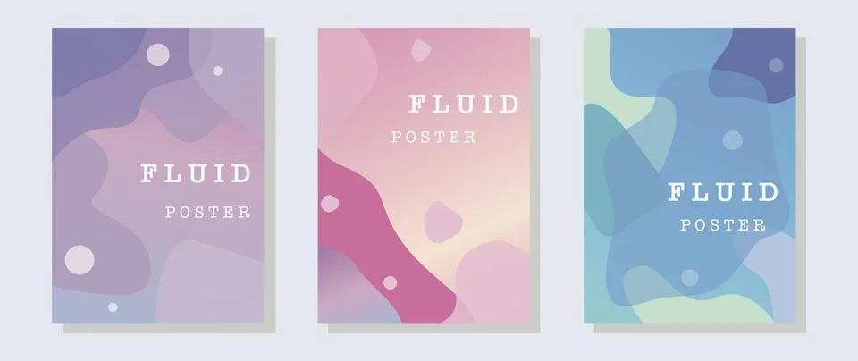 Vector background gradient design. Fluid poster. Background for postcards a.. Illustrazione stock