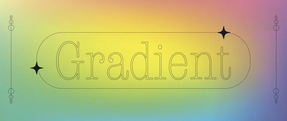 Vector background. Gradient with geometric shapes. Liquid holographic gradient Stockillustratie