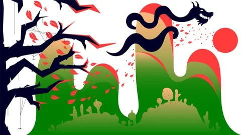 Vector background in grain brush style Stock Illustration