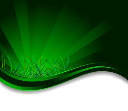 Vector background with grass Stock Illustration