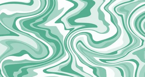Vector background green liquid marble. Creative colorful decoration. Illustrazione stock
