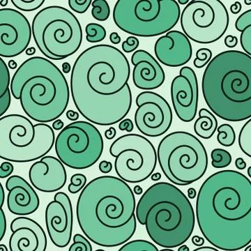 Vector background - green seamless abstract pattern Stock Illustration