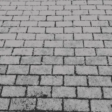 Vector background of grunge paving slabs texture Stock Illustration