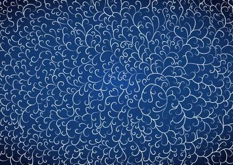 Vector background with hand-drawn abstract pattern. Stock Illustration