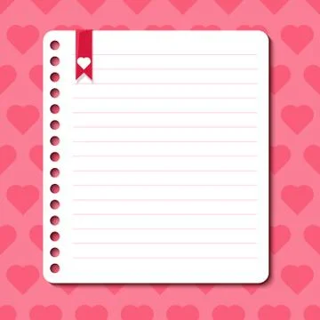 Vector background with hearts and space for text Stock Illustration