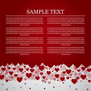 Vector background. I love you. Valentines Day. Stock Illustration