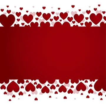 Vector background. I love you. Valentines Day. Illustrazione stock