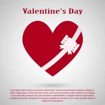 Vector background. I love you. Valentines Day. Stock Illustration