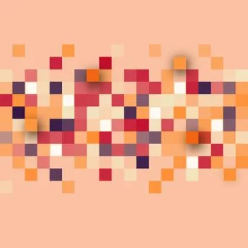 Vector background. Illustration of abstract texture with squares. Pattern design Illustrazione stock