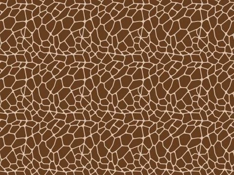 Vector background illustration design of wild African giraffe skin Stock Illustration