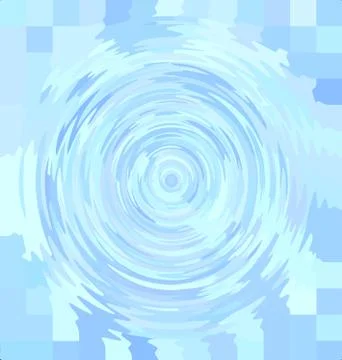 Vector background image abstract ornament circles light blue Stock Illustration