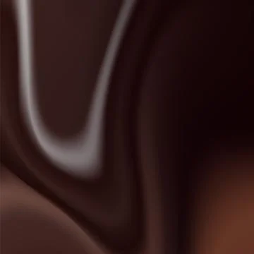 Vector background image which illustrates the liquid chocolate mass with spri Stock Illustration