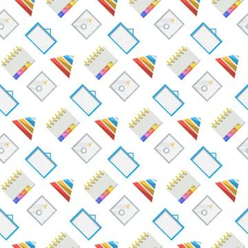 Vector background for internet banking Seamless vector pattern with colore... Stock Photos