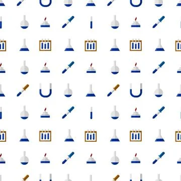 Vector background for laboratory Illustrazione stock