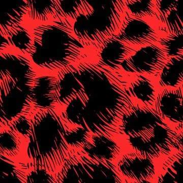 Vector background of leopard skin pattern Illustrazione stock