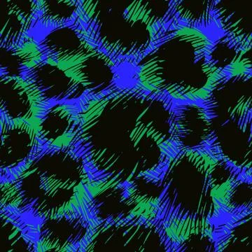 Vector background of leopard skin pattern 스톡 일러스트