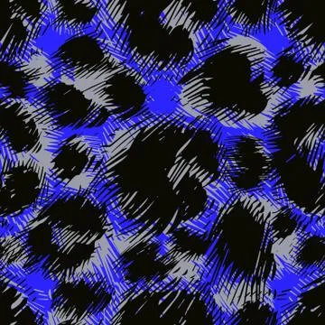 Vector background of leopard skin pattern Illustrazione stock