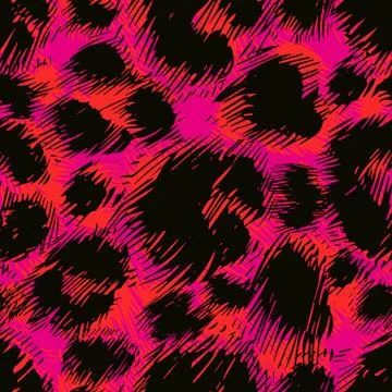 Vector background of leopard skin pattern Stock Illustration