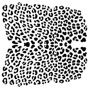 Vector background of leopard skin pattern Stock Illustration