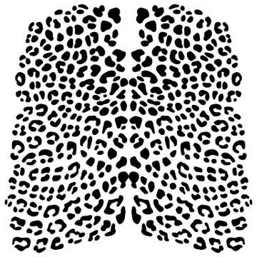 Vector background of leopard skin pattern Illustrazione stock