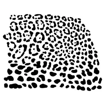 Vector background of leopard skin pattern Illustrazione stock