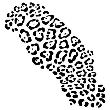 Vector background of leopard skin pattern Stock Illustration