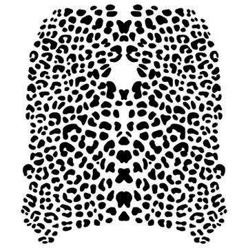 Vector background of leopard skin pattern イラスト素材
