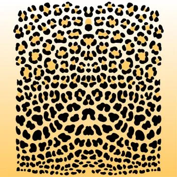 Vector background of leopard skin pattern Illustrazione stock