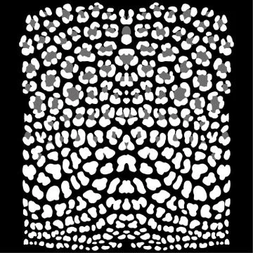 Vector background of leopard skin pattern Stock Illustration