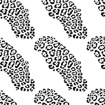 Vector background of leopard skin pattern Illustrazione stock