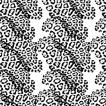 Vector background of leopard skin pattern Stock Illustration