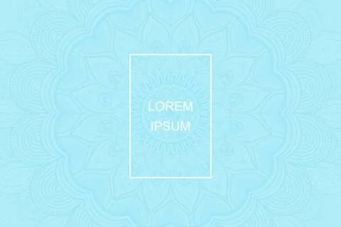 Vector background with mandala. Stock Illustration