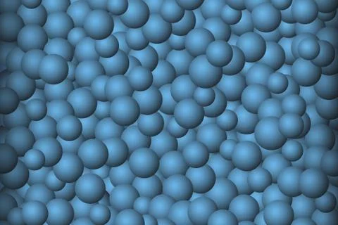 Vector background of many balls of different sizes Stock Illustration