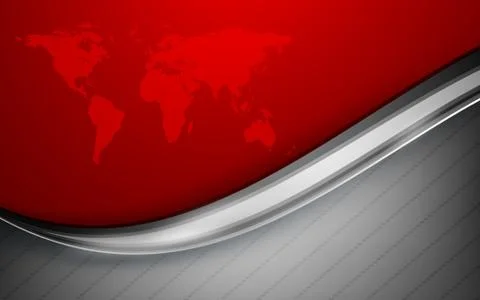 Vector background with map Stock Illustration