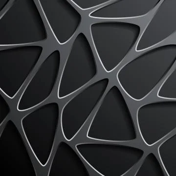 Vector background of a mesh with triangular cells Illustrazione stock
