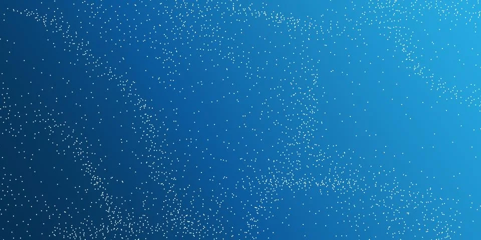 Vector background, minimal template design with white luminous particles dr.. Stockillustratie