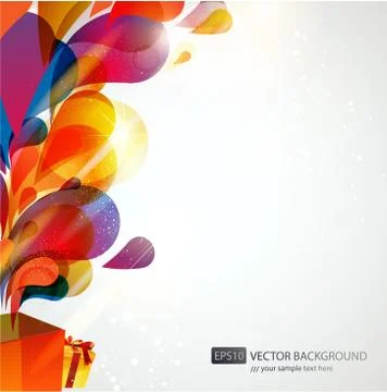 Vector background. Modern illustration Stock Illustration