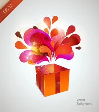 Vector background. Modern illustration Stock Illustration