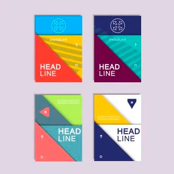 Vector background of modern material design Stock Illustration