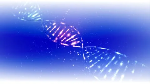 Vector background from the molecular structure of the DNA molecule. EPS 10. Stock Illustration