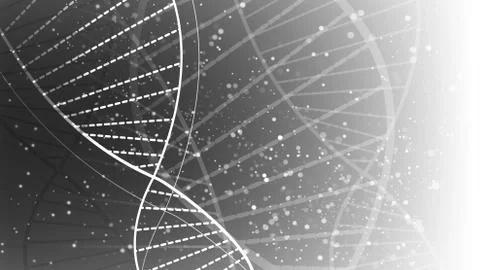 Vector background from the molecular structure of the DNA molecule. EPS 10. Stock Illustration