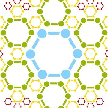 Vector background of molecule structure. Medical design Abstract backgroun... Stock Photos