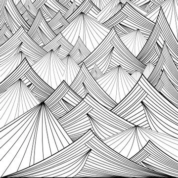 Vector background of mountains Illustrazione stock