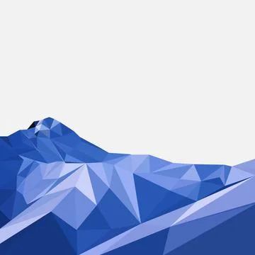 Vector background with mountains Stock Illustration