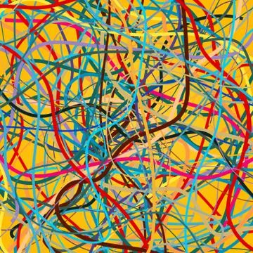 Vector background with moving colorful lines Stock Illustration