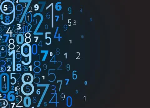 Vector background from numbers 스톡 일러스트